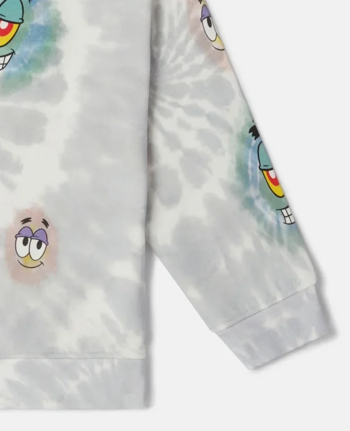 Sweat-shirt graphique tie-dye Bob l&rsquo;éponge