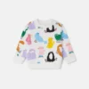 Sweat-shirt imprimé chats