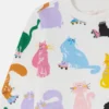 Sweat-shirt imprimé chats
