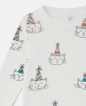 Sweat-shirt imprimé chats