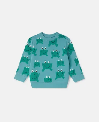 Sweat-shirt imprimé grenouille