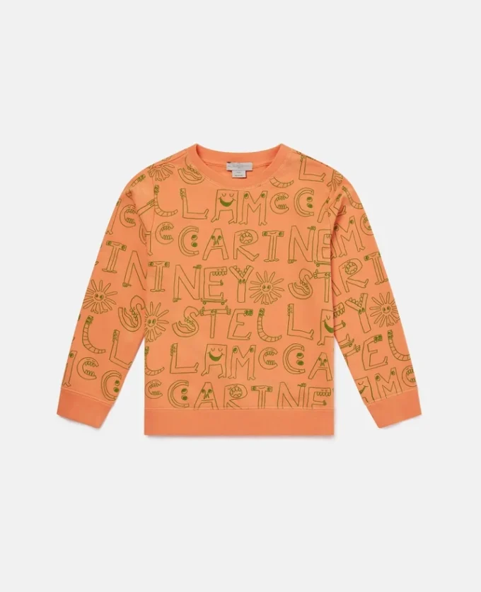 Sweat-shirt imprimé lettrage