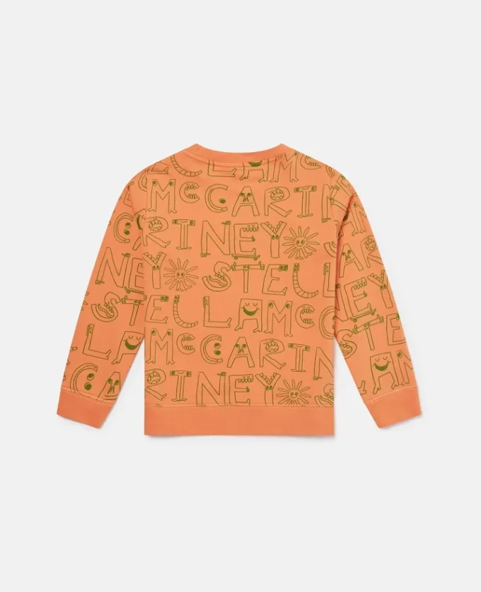 Sweat-shirt imprimé lettrage