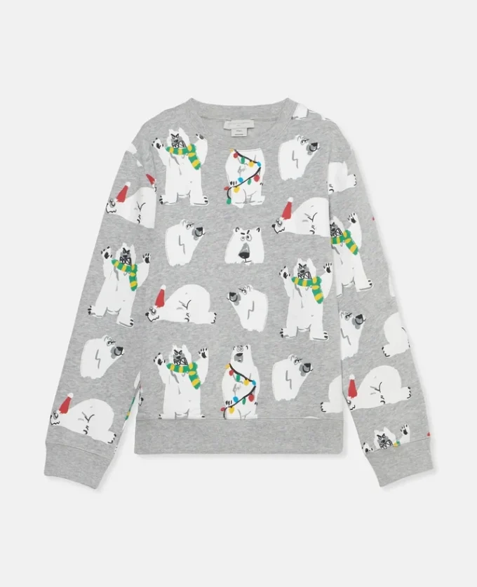 Sweat-shirt imprimé ours polaire Sweat-shirt imprimé ours polaire