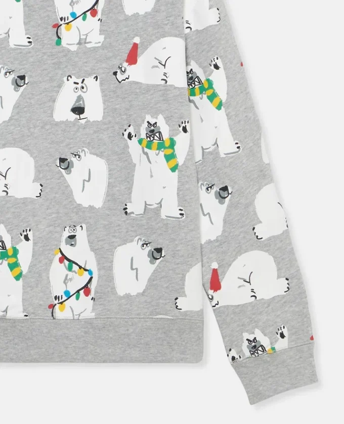Sweat-shirt imprimé ours polaire Sweat-shirt imprimé ours polaire