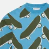 Sweat-shirt imprimé skateboard