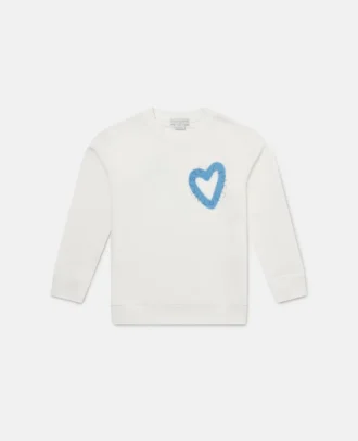 Sweat-shirt à motif cœur graffiti Sweat-shirt à motif cœur graffiti