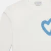 Sweat-shirt à motif cœur graffiti Sweat-shirt à motif cœur graffiti