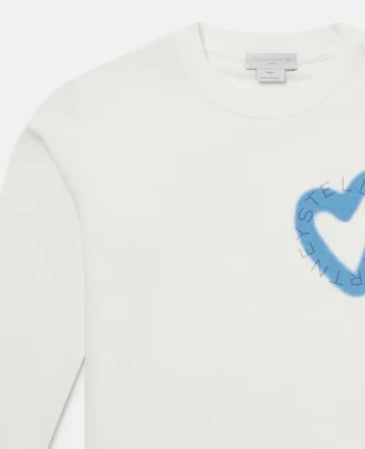 Sweat-shirt à motif cœur graffiti Sweat-shirt à motif cœur graffiti