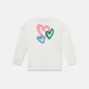 Sweat-shirt à motif cœur graffiti Sweat-shirt à motif cœur graffiti