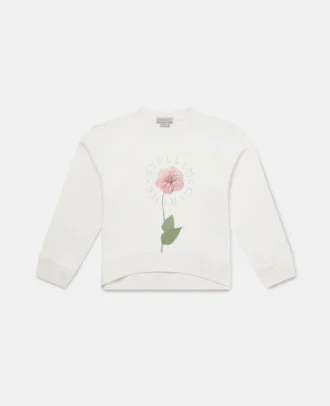 Sweat-shirt à motif floral
