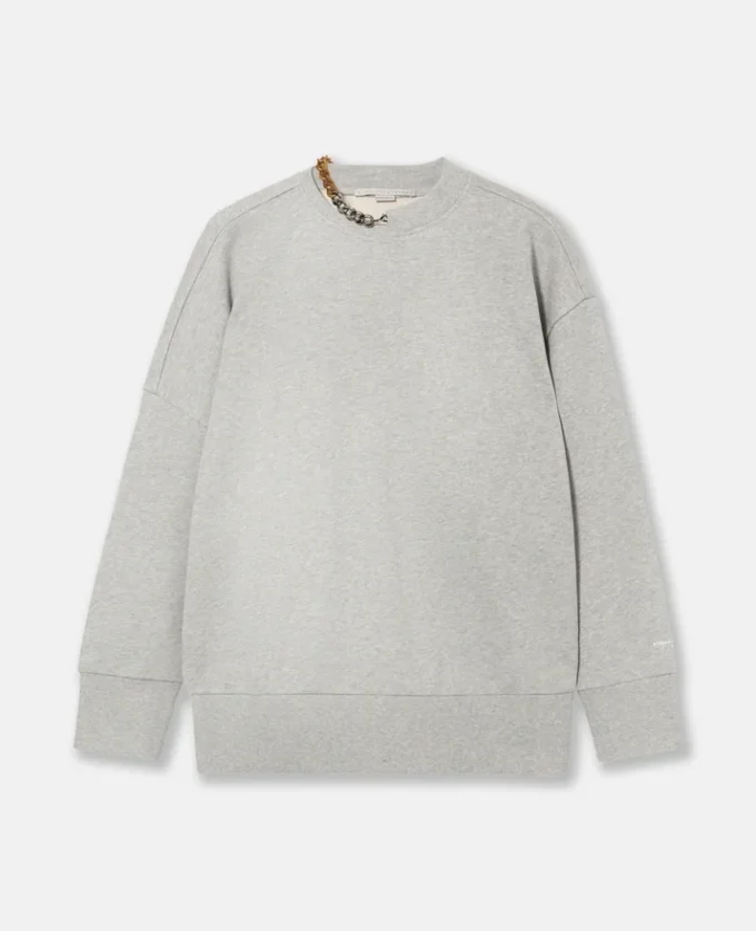 Sweat-shirt orné de chaînes Sweat-shirt orné de chaînes