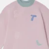 Sweat-shirt robe avec logo brodé