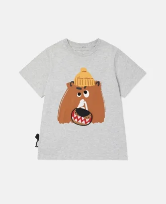 T-shirt Angry Bear avec ver à velcro