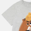 T-shirt Angry Bear avec ver à velcro T-shirt Angry Bear avec ver à velcro