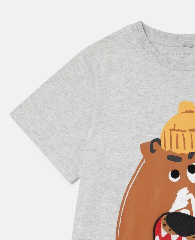 T-shirt Angry Bear avec ver à velcro T-shirt Angry Bear avec ver à velcro