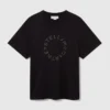 T-shirt boyfriend brodé du logo T-shirt boyfriend brodé du logo