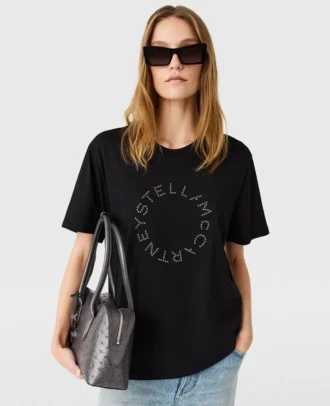 T-shirt boyfriend brodé du logo