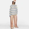 T-shirt breton avec broderie lapin T-shirt breton avec broderie lapin