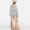 T-shirt breton avec broderie lapin T-shirt breton avec broderie lapin