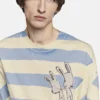 T-shirt breton avec broderie lapin T-shirt breton avec broderie lapin