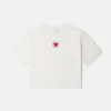 T-shirt brodé de cœurs T-shirt brodé de cœurs