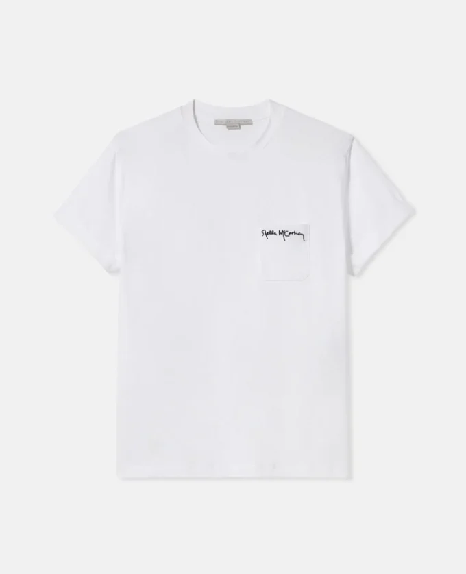 T-shirt brodé du logo Stella en forme de cœur T-shirt brodé du logo Stella en forme de cœur