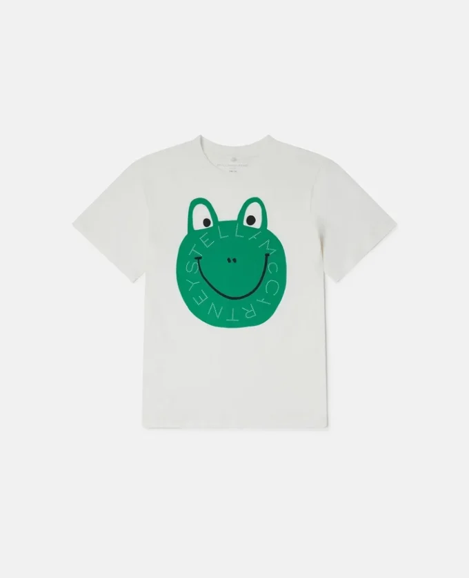 T-shirt à col rond avec imprimé graphique grenouille T-shirt à col rond avec imprimé graphique grenouille