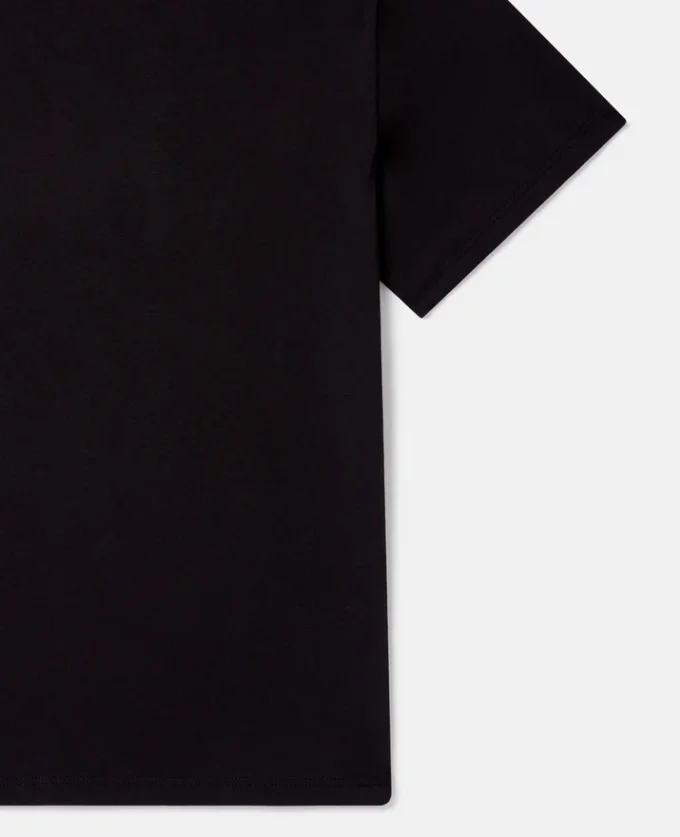 T-shirt à col rond avec imprimé lapin magicien T-shirt à col rond avec imprimé lapin magicien