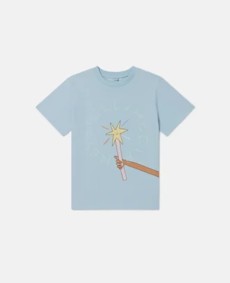 T-shirt à col rond avec motif fée