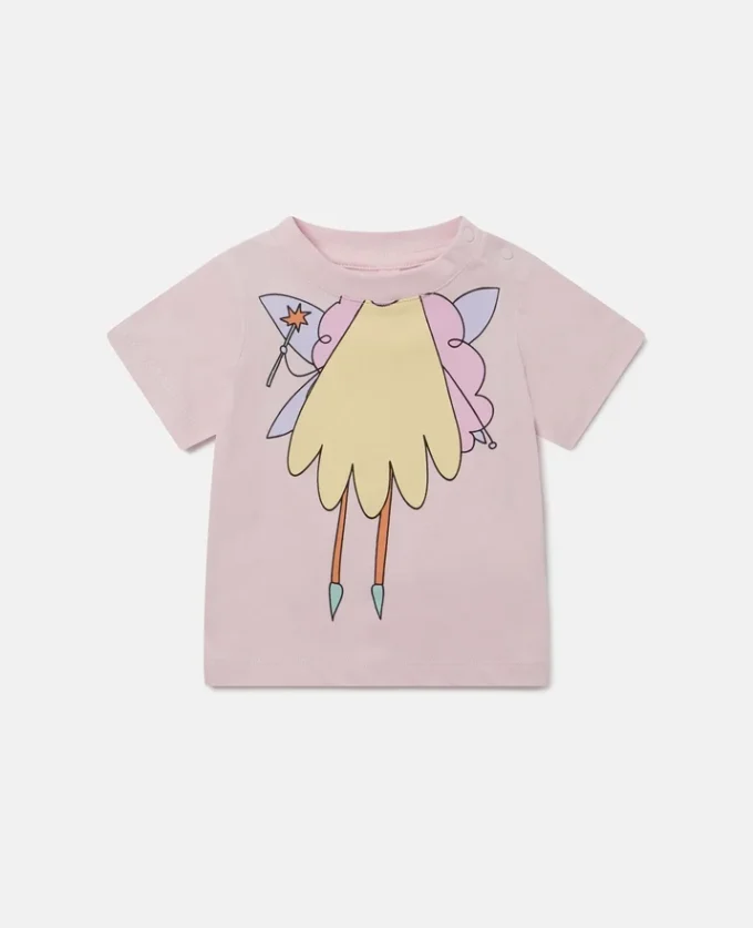 T-shirt à col rond avec motif fée T-shirt à col rond avec motif fée
