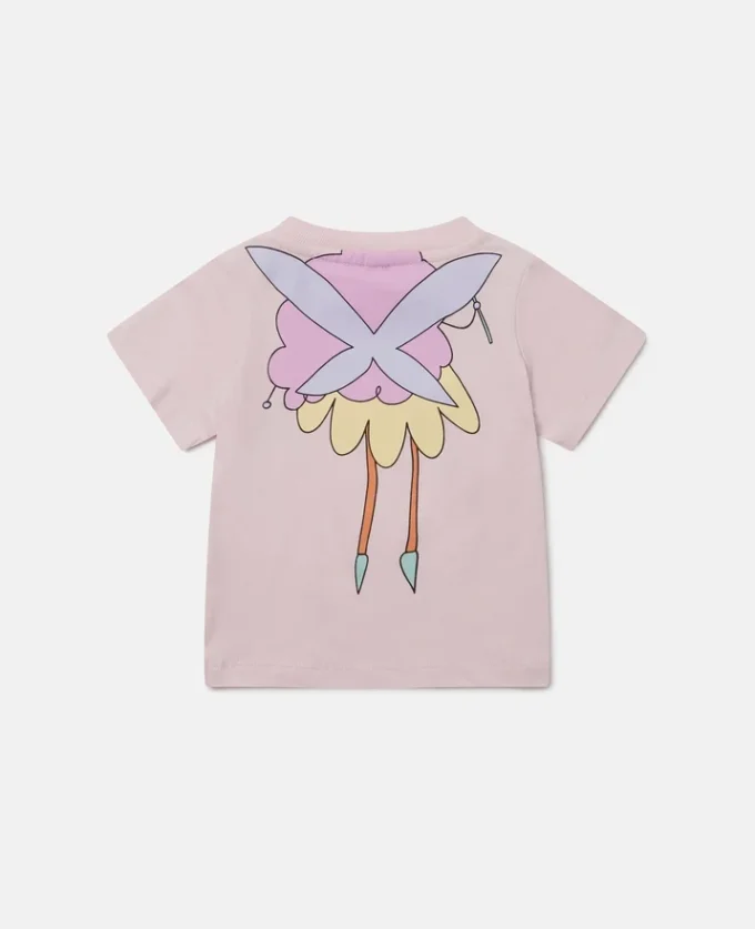 T-shirt à col rond avec motif fée T-shirt à col rond avec motif fée