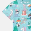 T-shirt à col rond imprimé lapin Magicians T-shirt à col rond imprimé lapin Magicians
