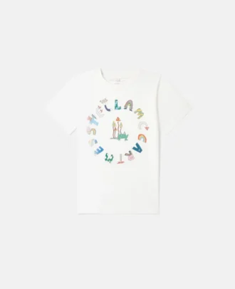 T-shirt à col rond Stella Woodland Lettering T-shirt à col rond Stella Woodland Lettering
