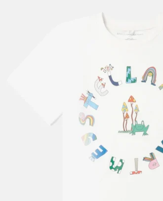 T-shirt à col rond Stella Woodland Lettering T-shirt à col rond Stella Woodland Lettering
