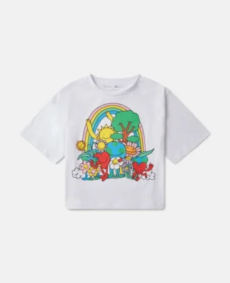 T-shirt court Earth Friends Graphic
