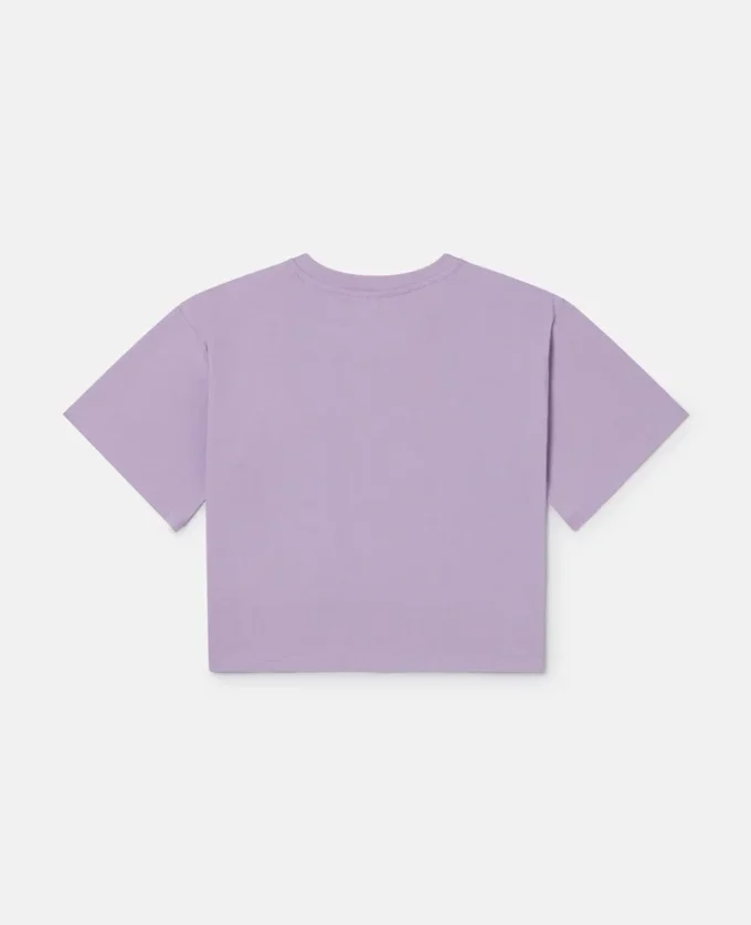 T-shirt court Stella Woodland Lettering T-shirt court Stella Woodland Lettering