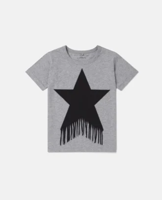 T-shirt graphique à franges Star