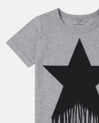 T-shirt graphique à franges Star