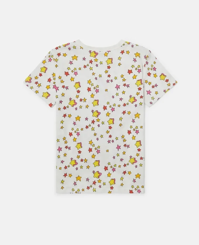 T-shirt graphique à franges Star