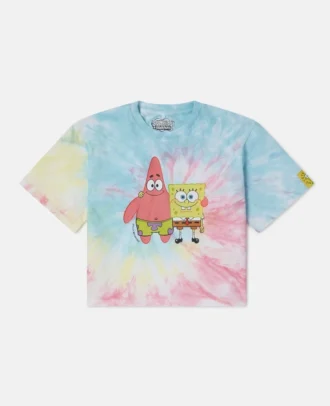 T-shirt graphique tie-dye Bob l&rsquo;éponge