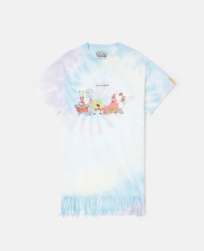 T-shirt graphique tie-dye SpongeBob T-shirt graphique tie-dye SpongeBob