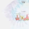 T-shirt graphique tie-dye SpongeBob T-shirt graphique tie-dye SpongeBob