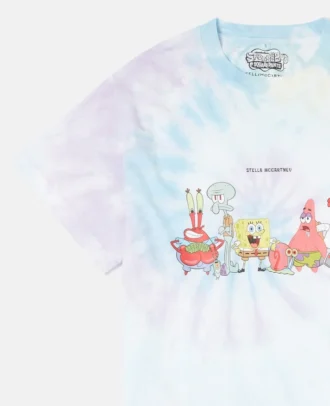 T-shirt graphique tie-dye SpongeBob