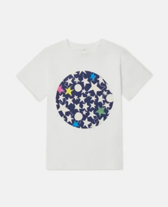 T-shirt graphique à étoiles