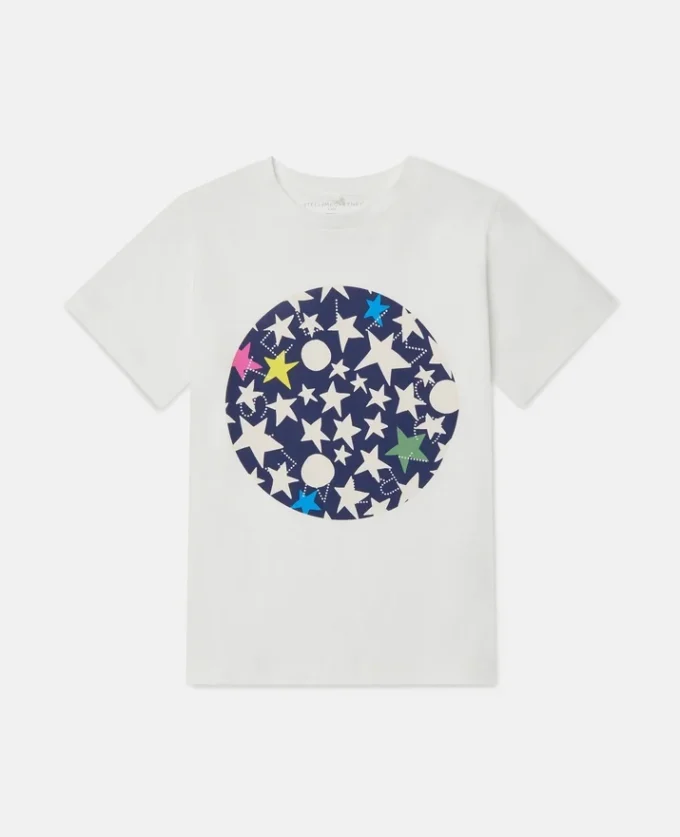 T-shirt graphique à étoiles