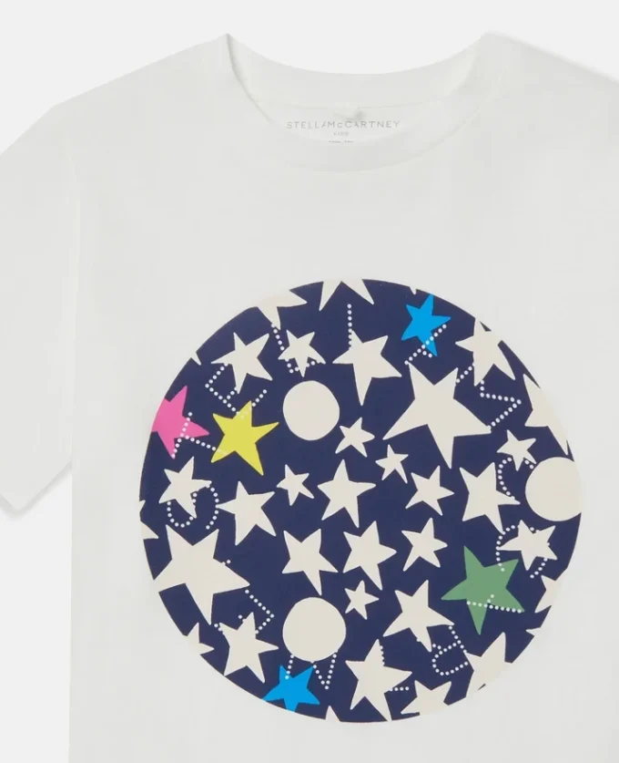 T-shirt graphique à étoiles