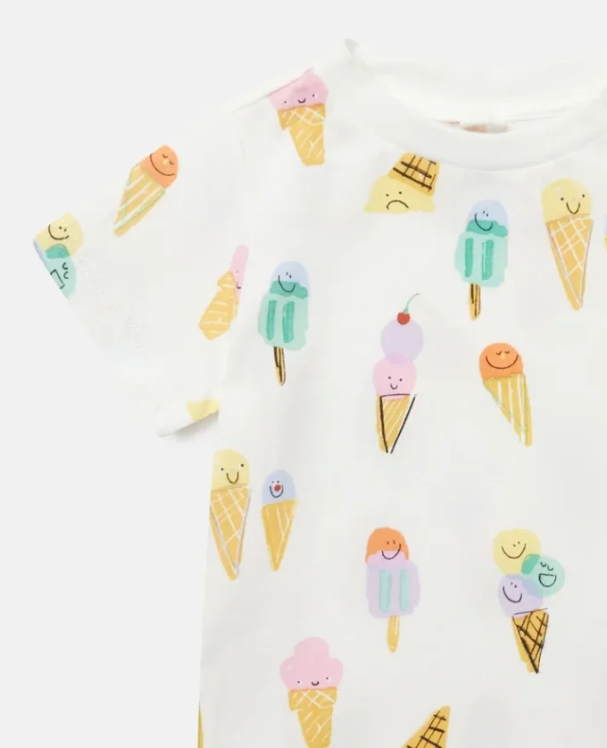 T-shirt imprimé glaces T-shirt imprimé glaces