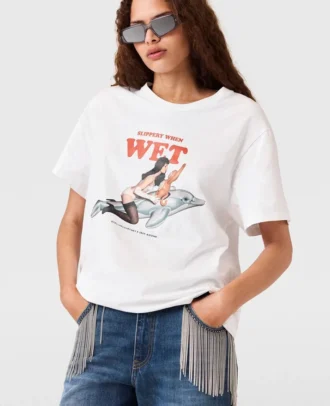 T-shirt Jeff Koons Slippery When Wet T-shirt Jeff Koons Slippery When Wet