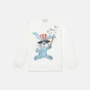 T-shirt à manches longues avec imprimé lapin magicien T-shirt à manches longues avec imprimé lapin magicien
